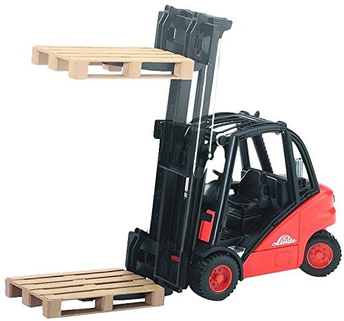 Linde Forklift with Pallets by Bruder Linde Forklift with Pallets by Bruder