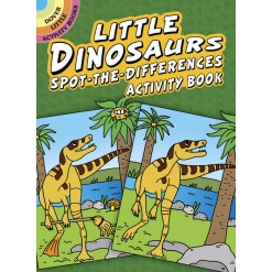 Little Dinosaurs Spot the Differences Activity Book by Dover Publications