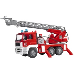 MAN Fire Engine with Water Pump Light Sound by Bruder