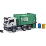 MAN TGS Rear Loading Garbage Truck Green by Bruder