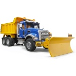 Mack Granite Dump Truck with Snow Plow by Bruder