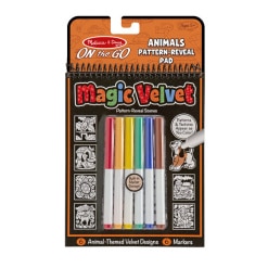 Magic Velvet Animal Scenes On the Go Travel Activity by Melissa Doug
