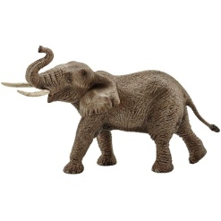 Male African Elephant Figure by Schliech