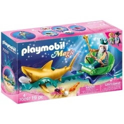 Mermaid King of The Sea with Shark Carriage by Playmobil