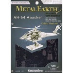 Metal Earth AH 64 Apache Helicopter by Fascinations