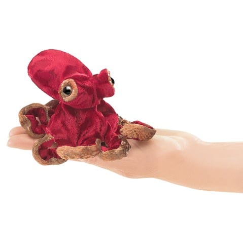 Mini Red Octopus Puppet by Folkmanis Mini Red Octopus Puppet by Folkmanis