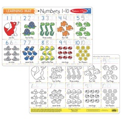 Numbers 1 10 Learning Mat by Melissa Doug