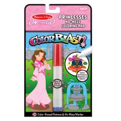 On the Go ColorBlast No Mess Coloring Pad Princess by Melissa Doug