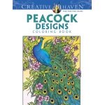 Peacock Designs Coloring Book by Dover Publications