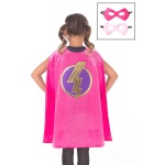 Pink Hero Cape and Mask Set by Little Adventures scaled