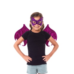 PinkPurple Dragon Wing and Mask Set by Little Adventures