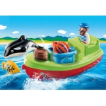 Playmobil 123 Fisherman With Boat by Playmobil