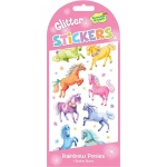 Ponies Glitter Rainbow Sticker by Peaceable Kingdom