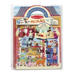 Puffy Sticker Activity Book Pet Place by Melissa Doug