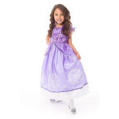 Purple Amulet Princess Dress Medium 3 5 Years by Little Adventures scaled