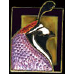 Quail Pin by WM Spear Designs