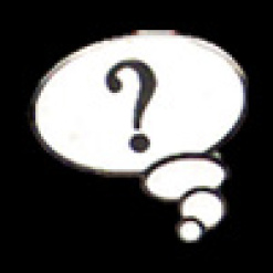 Question Mark Pin by WM Spear Designs
