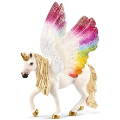 Rainbow Winged Unicorn Figure by Schliech