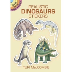 Realistic Dinosaurs Stickers by Dover Publications