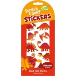 Red Hot Dinos Scratch and Sniff Sticker by Peaceable Kingdom