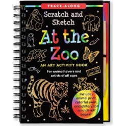 Scratch and Sketch At the Zoo by Peter Pauper Press