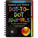 Scratch and Sketch Dot to Dot Animals by Peter Pauper Press
