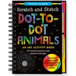 Scratch and Sketch Dot to Dot Animals by Peter Pauper Press