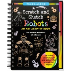 Scratch and Sketch Robots by Peter Pauper Press