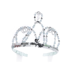 Silver Blue Tiara by Great Pretenders