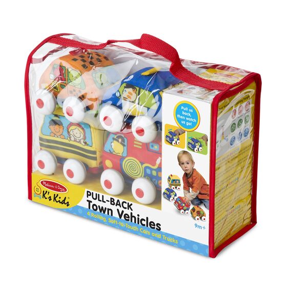 Soft Pull Back Vehicles by Melissa Doug