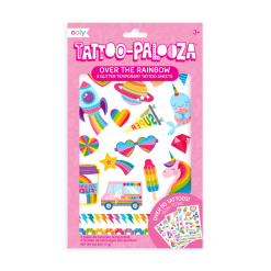 Tattoo Palooza Temporary Tattoos Over the Rainbow by ooly