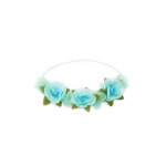 Teal Flower Headband by Little Adventures scaled