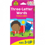 Three Letter Words Puzzle Cards by School Zone