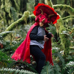 Triceratops Hooded Cape by Great Pretenders