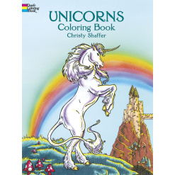 Unicorns Coloring Book by Dover Publications