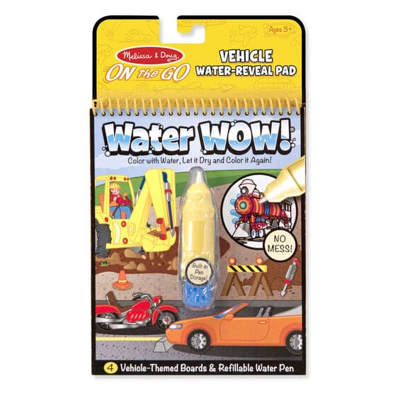 Water Wow Vehicles On the Go Travel Activity by Melissa Doug Water Wow Vehicles On the Go Travel Activity by Melissa Doug