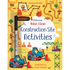 Wipe Clean Construction Site Activities by Usborne
