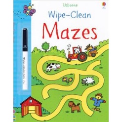 Wipe Clean Mazes by Usborne