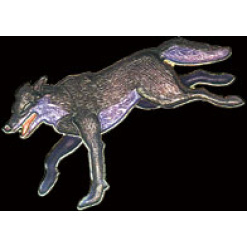 Wolf Pin by WM Spear Designs