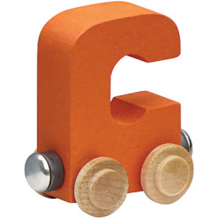Wooden C Train Letter by Maple Landmark