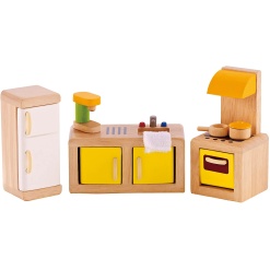 Wooden Dollhouse Kitchen by Hape