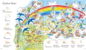 1001 Fairy Things to Spot Sticker Book by Usborne 2