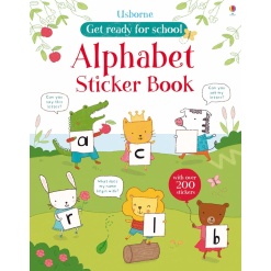Alphabet Sticker Book by Usborne
