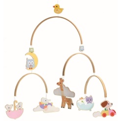 Baby Animals Wooden Mobile by Djeco