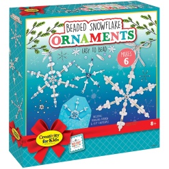 Beaded Snowflake Ornaments by Creativity for Kids