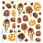 Chocolate Scratch and Sniff Stickers by Peaceable Kingdom 1