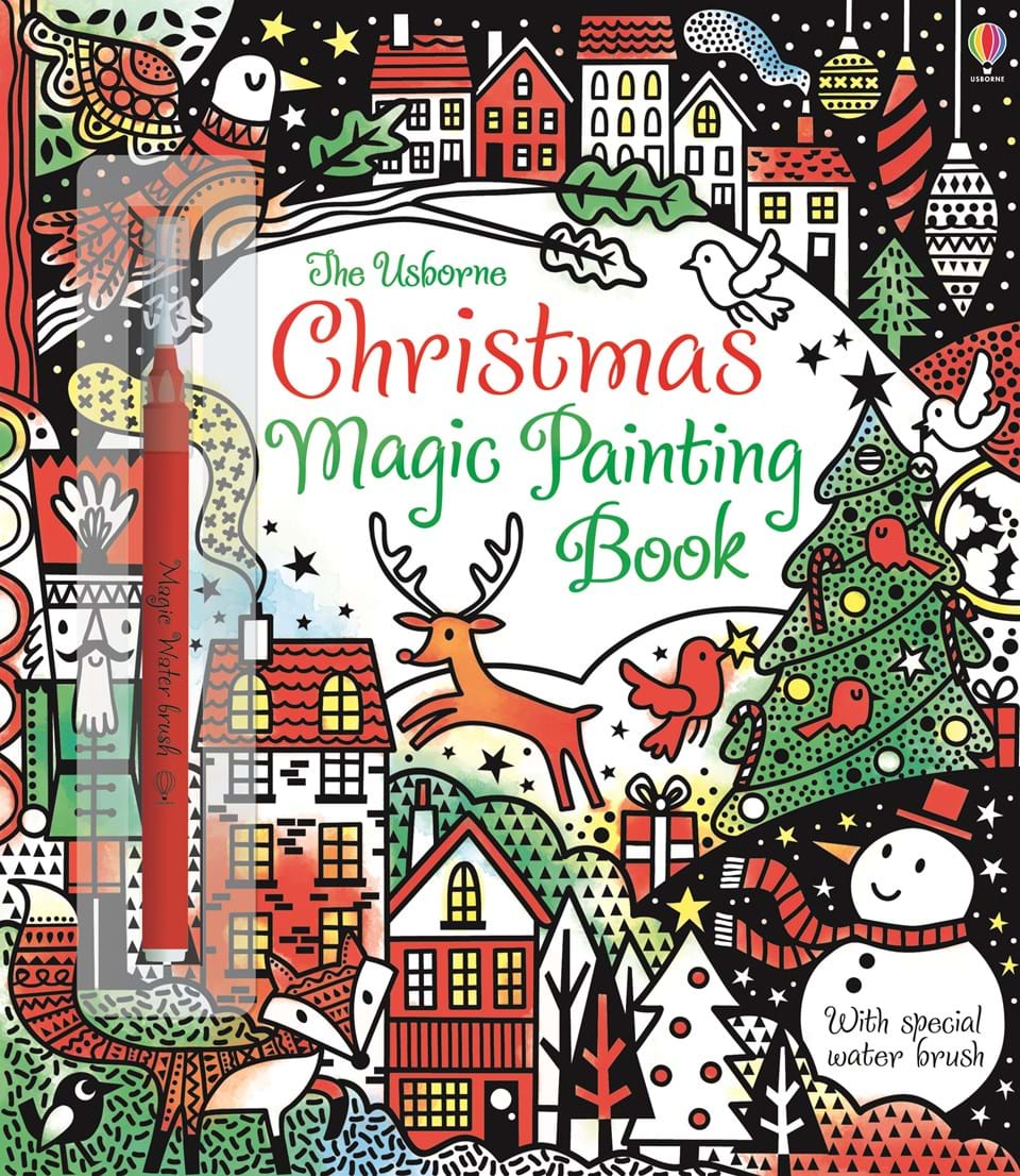 Christmas Magic Painting Book by Usborne Christmas Magic Painting Book by Usborne