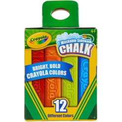 Crayola Sidewalk Chalk 12ct by Crayola