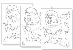 Creative Haven Dot to Dot Coloring Book by Dover Publications 1