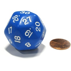 D30 Triantakohedron Dice by Koplow